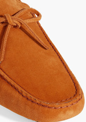 Tod's - City Gommino suede driving shoes - Brown - UK 5.5