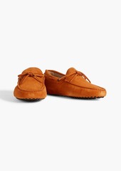 Tod's - City Gommino suede driving shoes - Brown - UK 5.5
