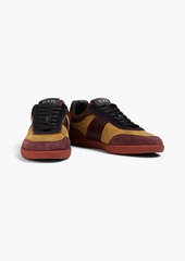 Tod's - Color-block suede sneakers - Brown - EU 35.5