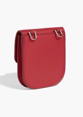 Tod's - Double T leather shoulder bag - Red - OneSize