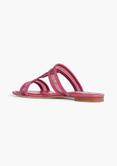 Tod's - Double T leather and PVC sandals - Pink - EU 35