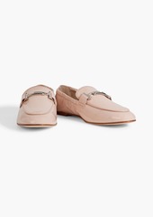 Tod's - Double T patent-leather loafers - Pink - EU 35.5