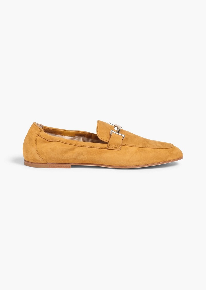 Tod's - Double T suede loafers - Brown - EU 41