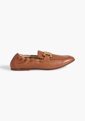 Tod's - Embellished leather loafers - Brown - EU 35