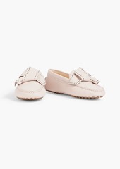 Tod's - Embellished leather loafers - Pink - EU 35.5