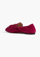 Tod's - Embellished suede loafers - Purple - EU 34.5