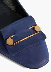 Tod's - Embellished suede pumps - Blue - EU 37