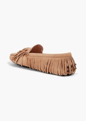 Tod's - Fringed suede loafers - Neutral - EU 39