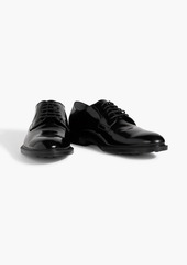 Tod's - Glossed-leather derby shoes - Black - UK 11