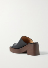 Tod's - Gomma leather mules - Black - EU 41