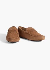 Tod's - Gommino brushed-suede driving shoes - Brown - UK 8