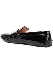 Tod's - Gommino embellished patent-leather loafers - Black - EU 37