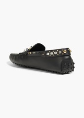 Tod's - Gommino studded leather loafers - White - EU 35