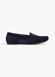 Tod's - Gommino suede loafers - Blue - EU 35