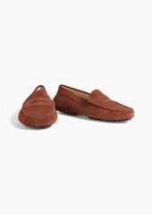 Tod's - Gommino suede loafers - Orange - EU 35