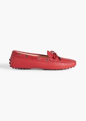 Tod's - Heaven Lacetto leather loafers - Red - EU 35.5