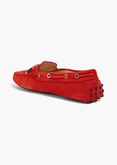 Tod's - Heaven Laccetto suede loafers - Red - EU 37.5