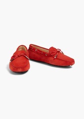 Tod's - Heaven Laccetto suede loafers - Red - EU 37.5