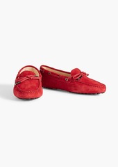 Tod's - Heaven Lacetto suede loafers - Red - EU 36