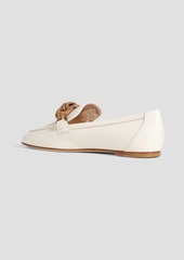 Tod's - Knotted leather loafers - White - EU 39