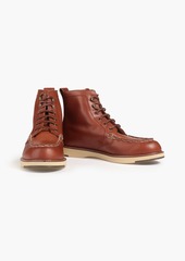 Tod's - Lace-up leather ankle boots - Brown - EU 36