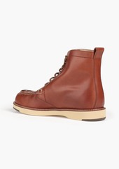 Tod's - Lace-up leather ankle boots - Brown - EU 36