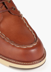 Tod's - Lace-up leather ankle boots - Brown - EU 36