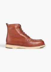 Tod's - Lace-up leather ankle boots - Brown - EU 36