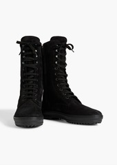 Tod's - Lace-up suede boots - Black - EU 35