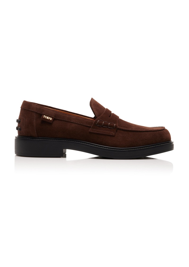 Tod's - Leather Loafers  - Brown - IT 39 - Moda Operandi