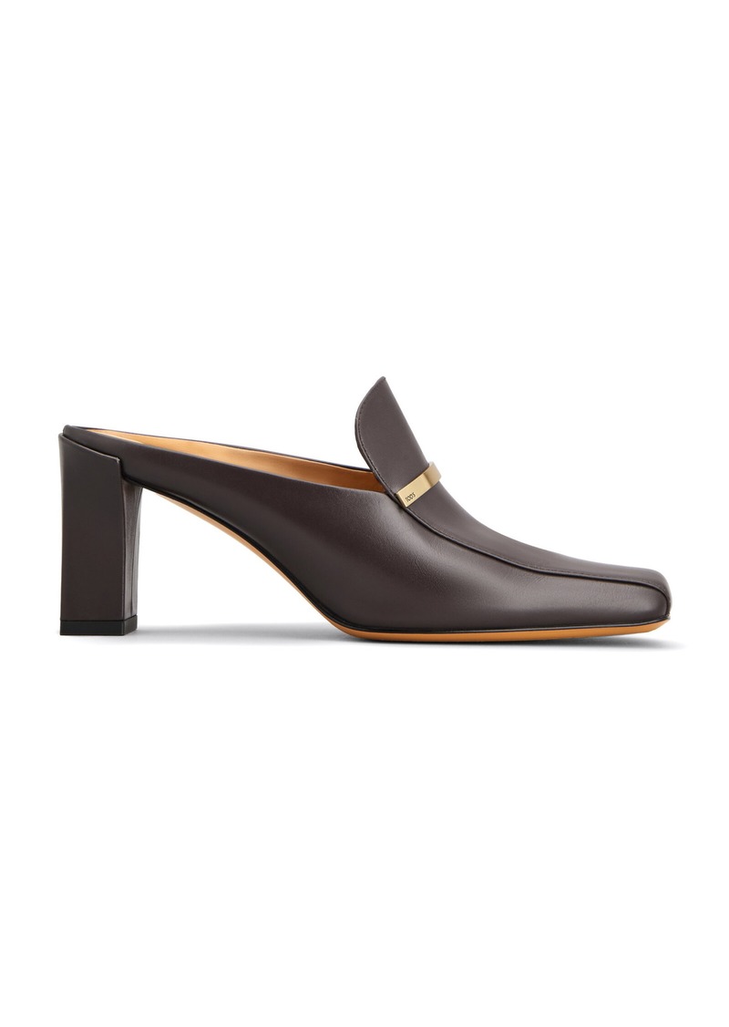 Tod's - Leather Mules - Brown - IT 36 - Moda Operandi