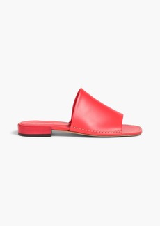 Tod's - Leather mules - Red - EU 35