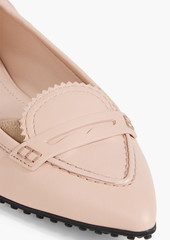 Tod's - Leather point-toe flats - Pink - EU 35