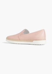 Tod's - Leather slip-on sneakers - Pink - EU 40
