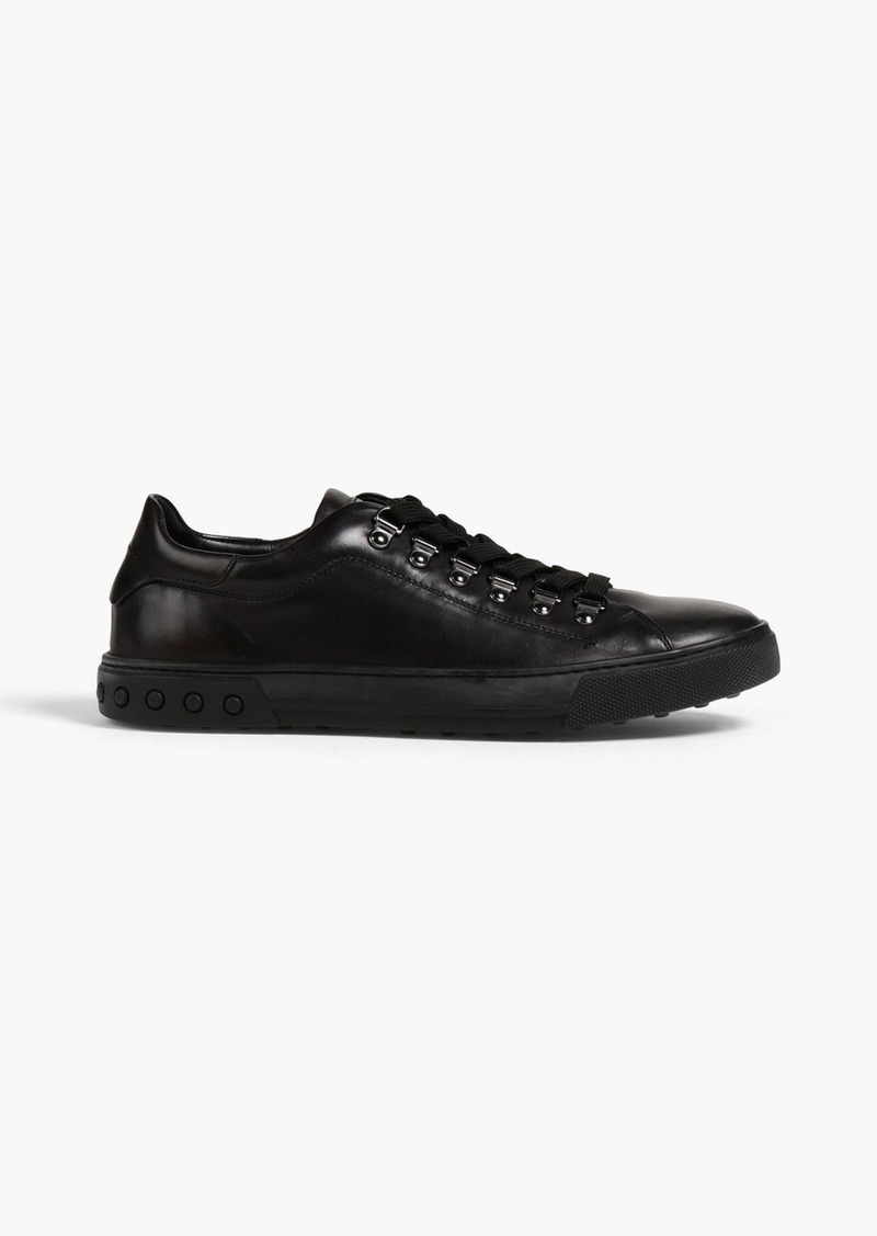 Tod's - Leather sneakers - Black - UK 6