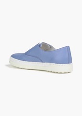 Tod's - Leather slip-on sneakers - Purple - EU 37