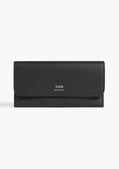 Tod's - Pebbled-leather wallet - Brown - OneSize