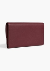 Tod's - Pebbled-leather wallet - Burgundy - OneSize