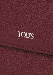 Tod's - Pebbled-leather wallet - Burgundy - OneSize