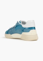 Tod's - PVC and leather-trimmed mesh sneakers - Blue - EU 36