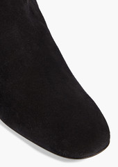 Tod's - Snap-detailed suede ankle boots - Black - EU 35