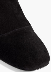 Tod's - Snap-detailed suede ankle boots - Black - EU 35.5