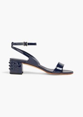 Tod's - Studded patent-leather sandals - Blue - EU 35