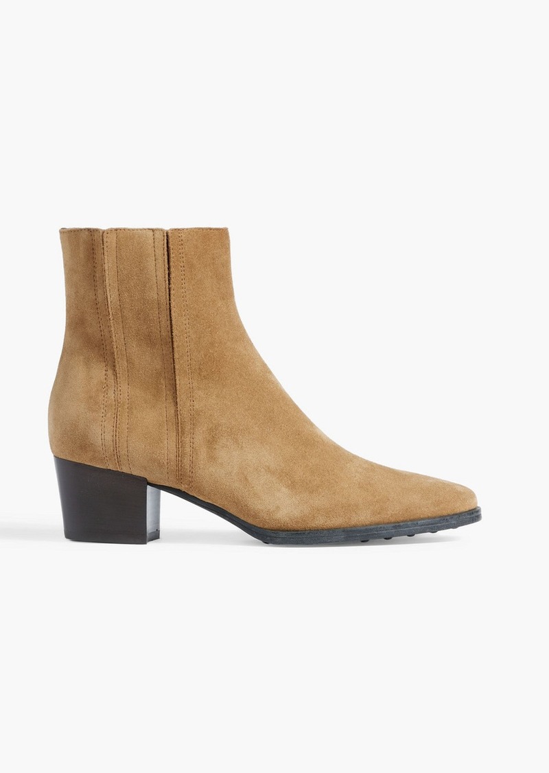 Tod's - Suede ankle boots - Yellow - EU 35