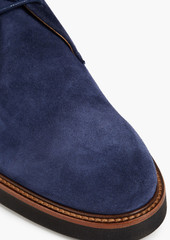 Tod's - Suede desert boots - Blue - UK 6