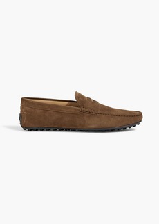 Tod's - Suede driving shoes - Brown - UK 6