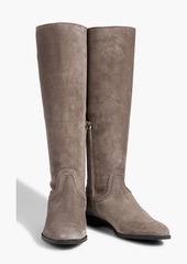 Tod's - Suede knee boots - Brown - EU 35