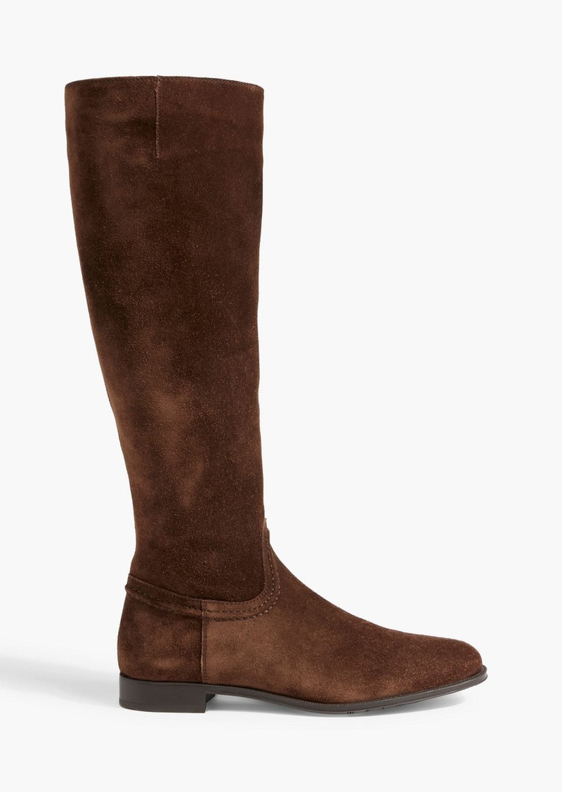 Tod's - Suede knee boots - Brown - EU 35