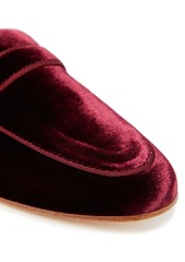 Tod's - T Timeless embellished velvet loafers - Burgundy - EU 36.5