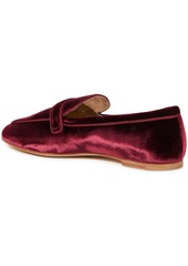 Tod's - T Timeless embellished velvet loafers - Burgundy - EU 36.5